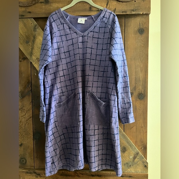 marketplace handiwork of india Tops - Marketplace Handiwork of India Purple Tunic